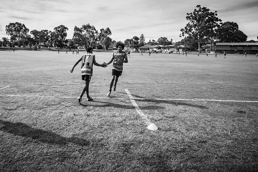 Noongar-PlayingFooty-KonradMarshall